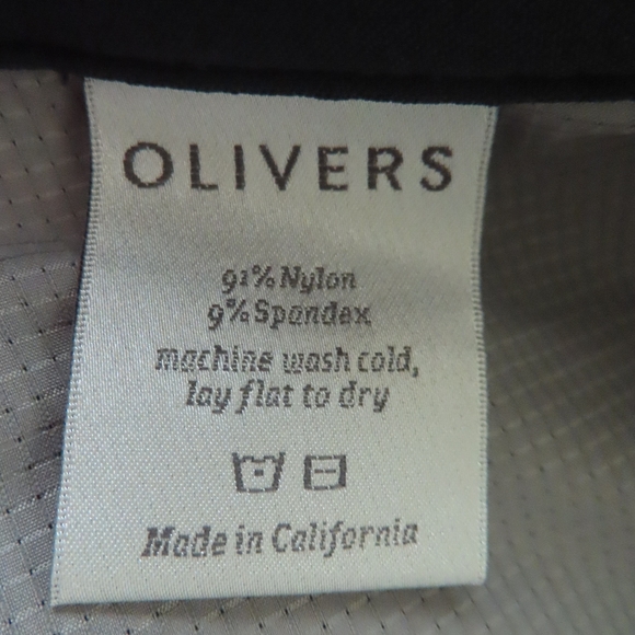 Olivers Apparel Passage Pants 36 Mens Size 39x29 navy blue Chino Stretch - Picture 7 of 7